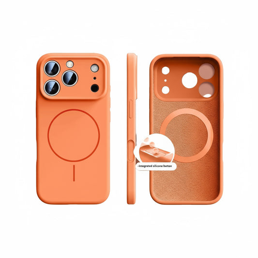 Liquid Silicon Magnetic Phone Case For Iphone 17