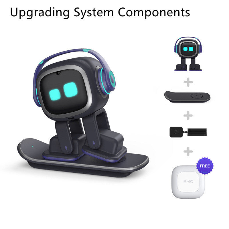 EMO AI Desktop Pet Robot with Smart Lighting Automatic Charging Version
