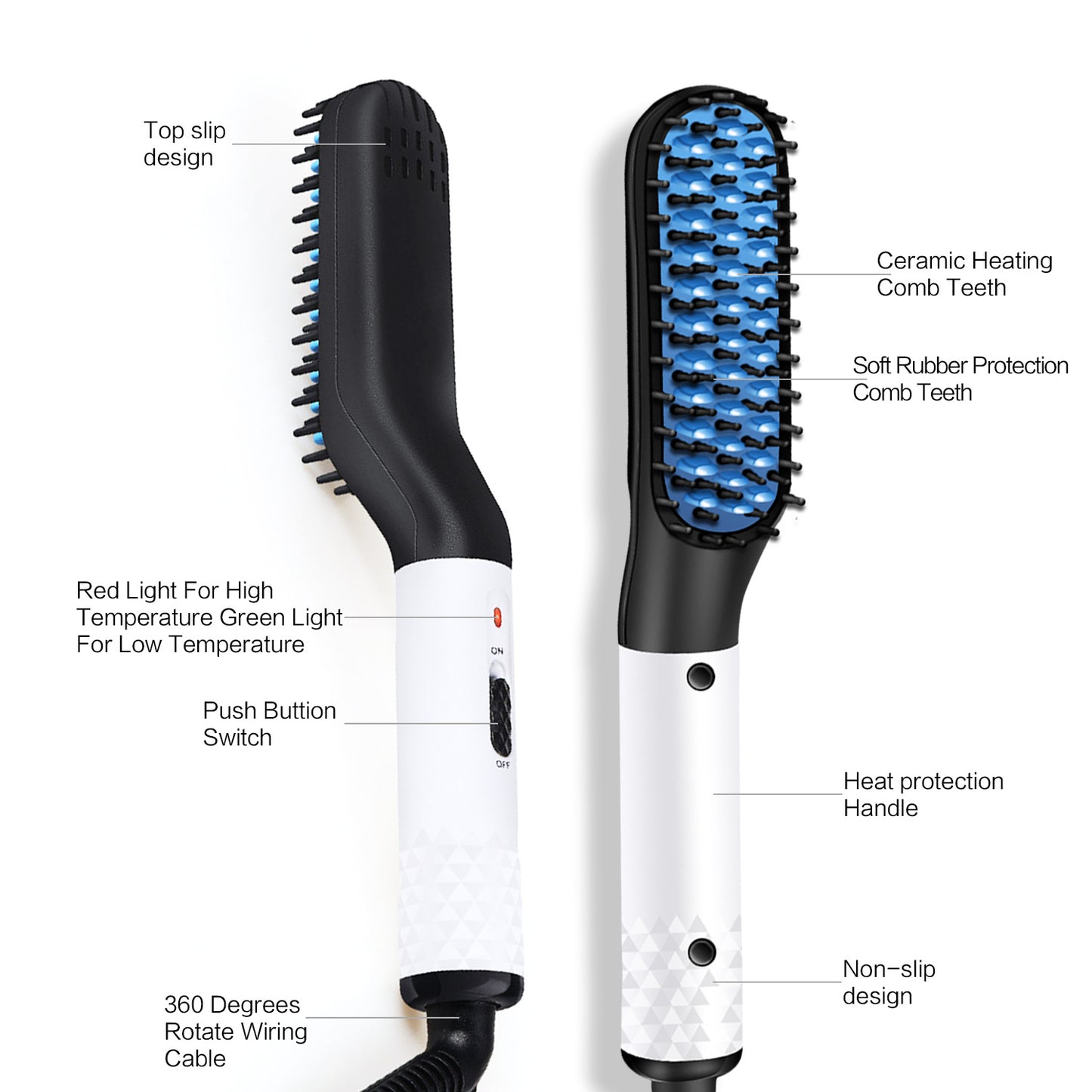 Hair & Beard Straightener for Men