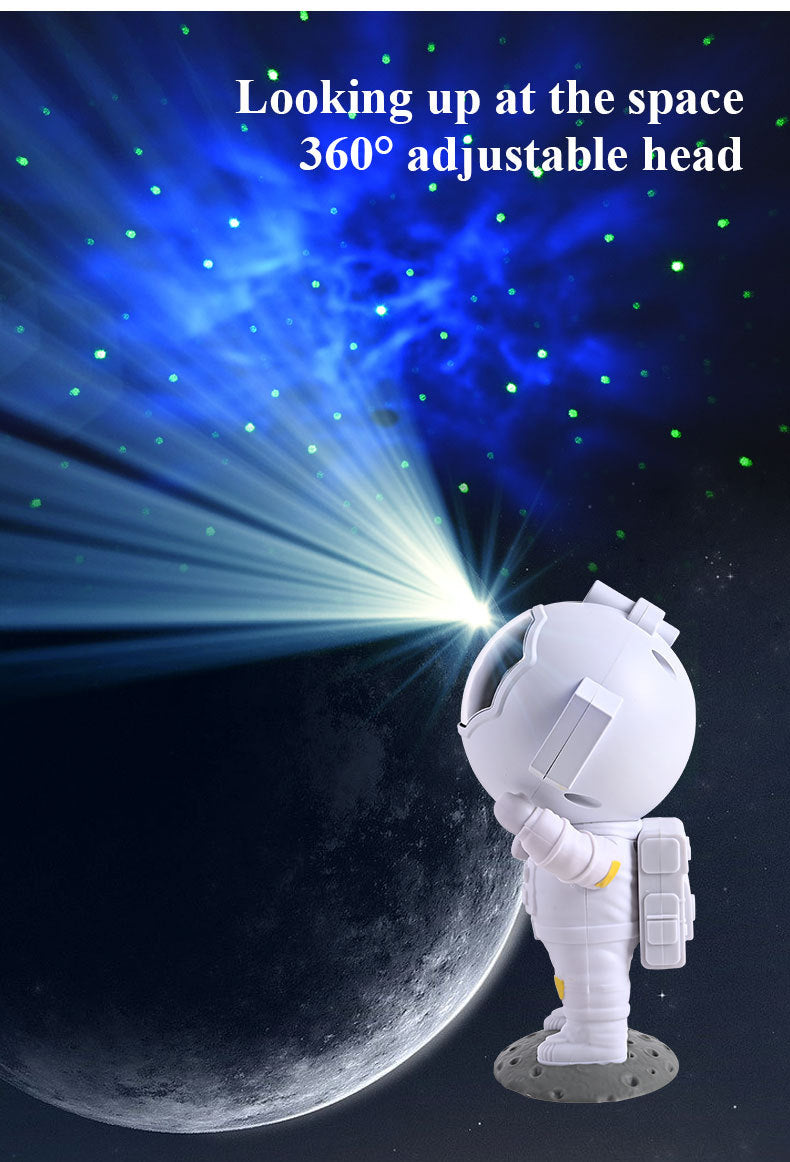 Galaxy Star Projector Astronaut Home Decor Lamp