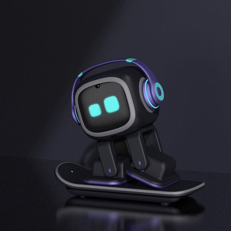 EMO AI Desktop Pet Robot with Smart Lighting Automatic Charging Version