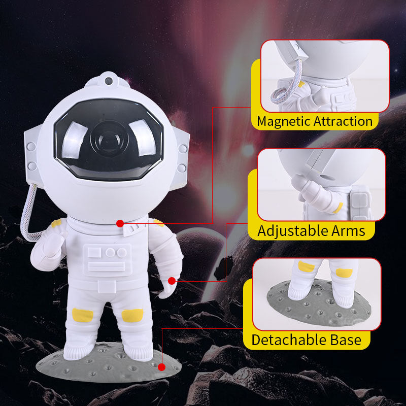 Galaxy Star Projector Astronaut Home Decor Lamp