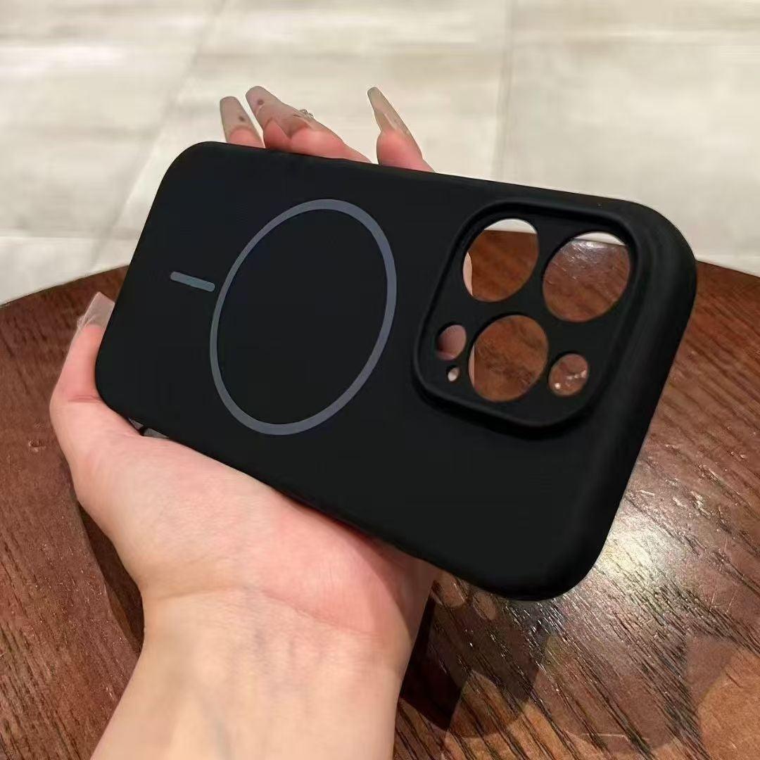 Liquid Silicon Magnetic Phone Case For Iphone 17