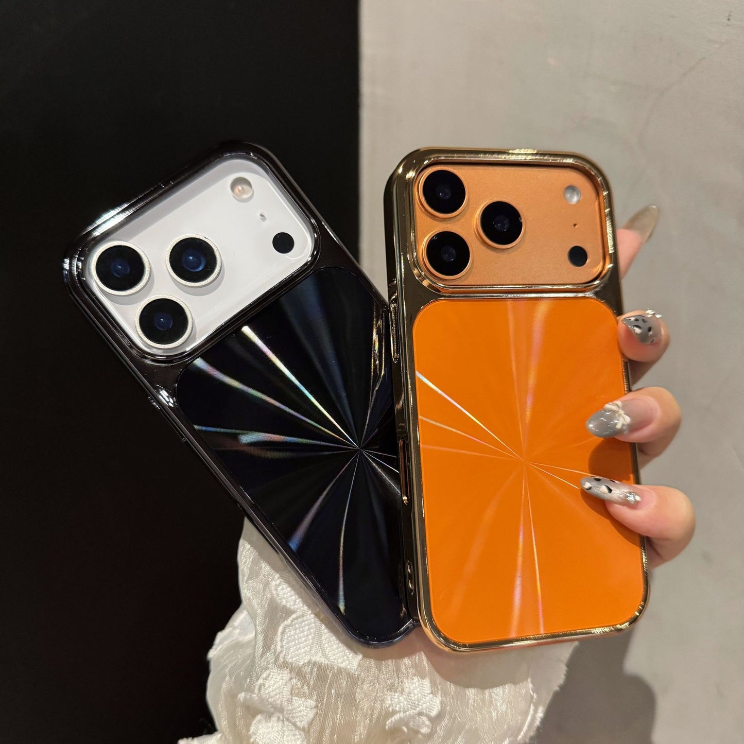 Electroplated CD Pattern Phone Case