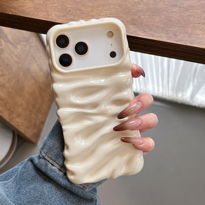 Three-dimensional Cream Pattern Phone Case