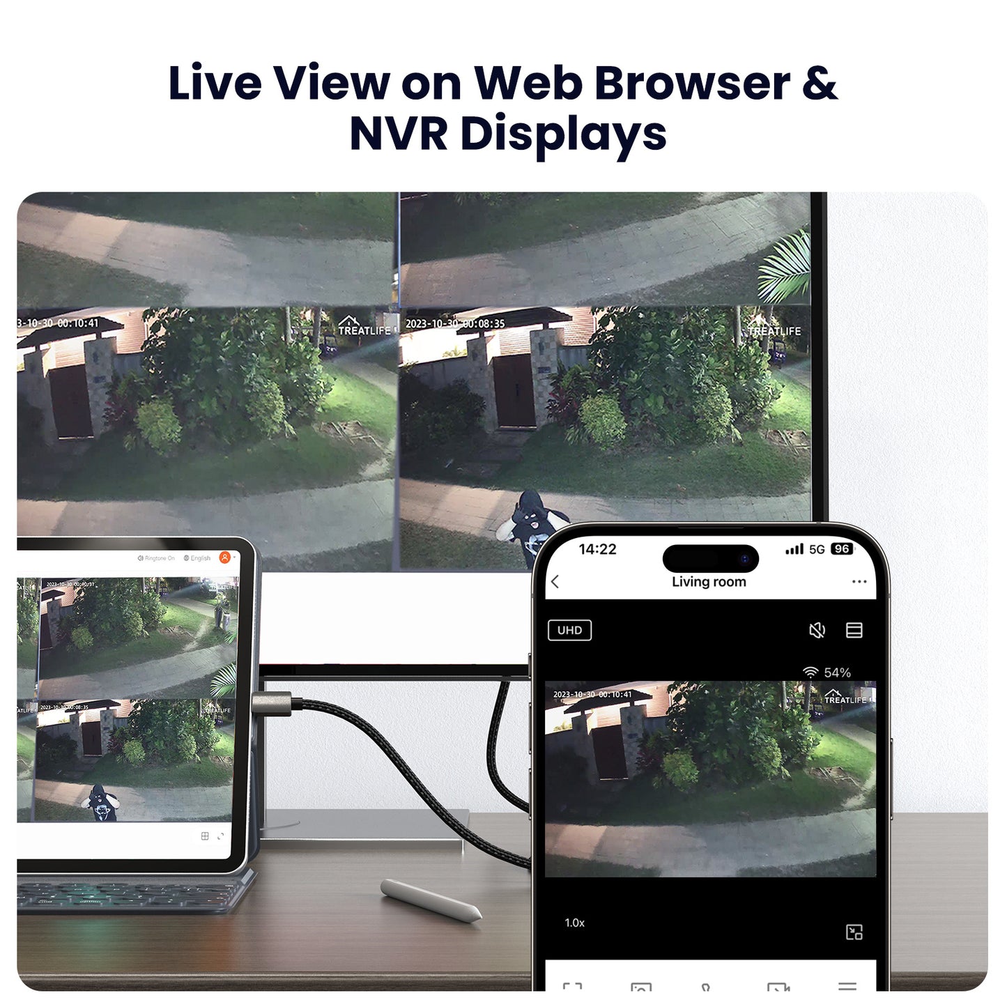 Indoor 3K 5MP Dual Band 2.4G 5G WiFi Security Camera