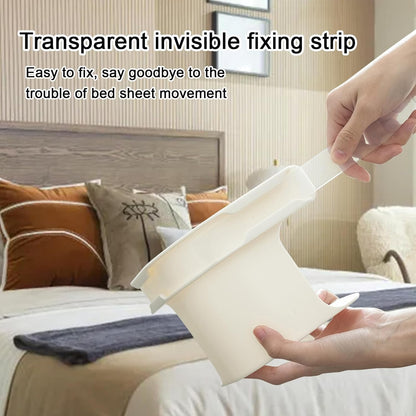Bed Sheet Holder with Lock Strips Set of 4 pcs,Lock Sheet Holders
