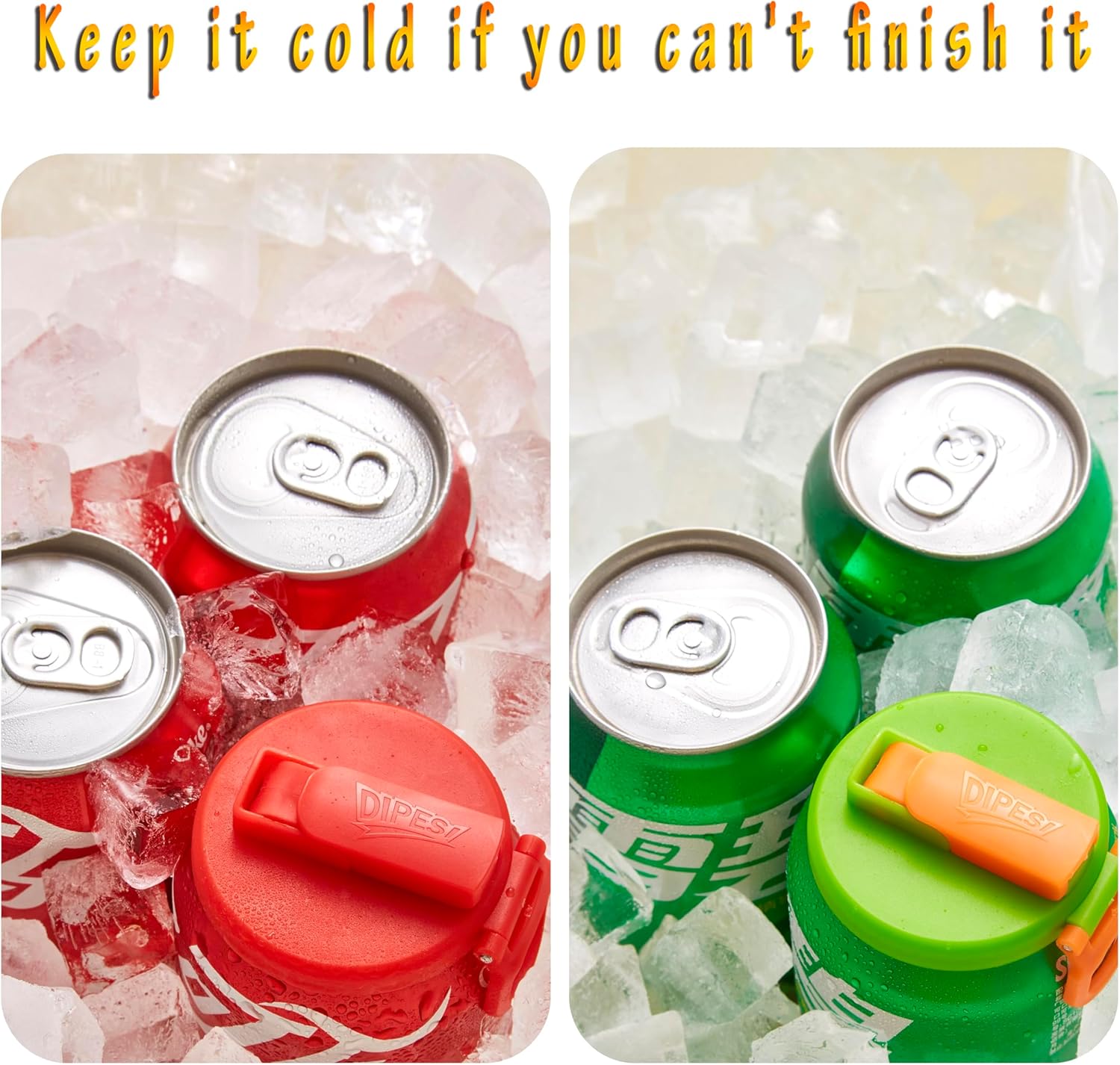 Pack of 2 Beverage Can Lids with Straws – Universal Fit for Soda, Beer, Juice & Seltzer