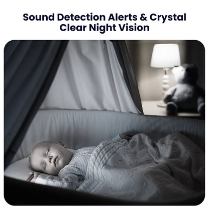 Indoor 3K 5MP Dual Band 2.4G 5G WiFi Security Camera