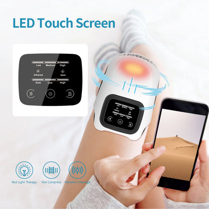 Electric Knee Massager-Heated Therapy for Pain Relief