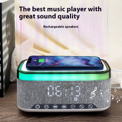Phone Charger with Alarm & Bluetooth Speaker