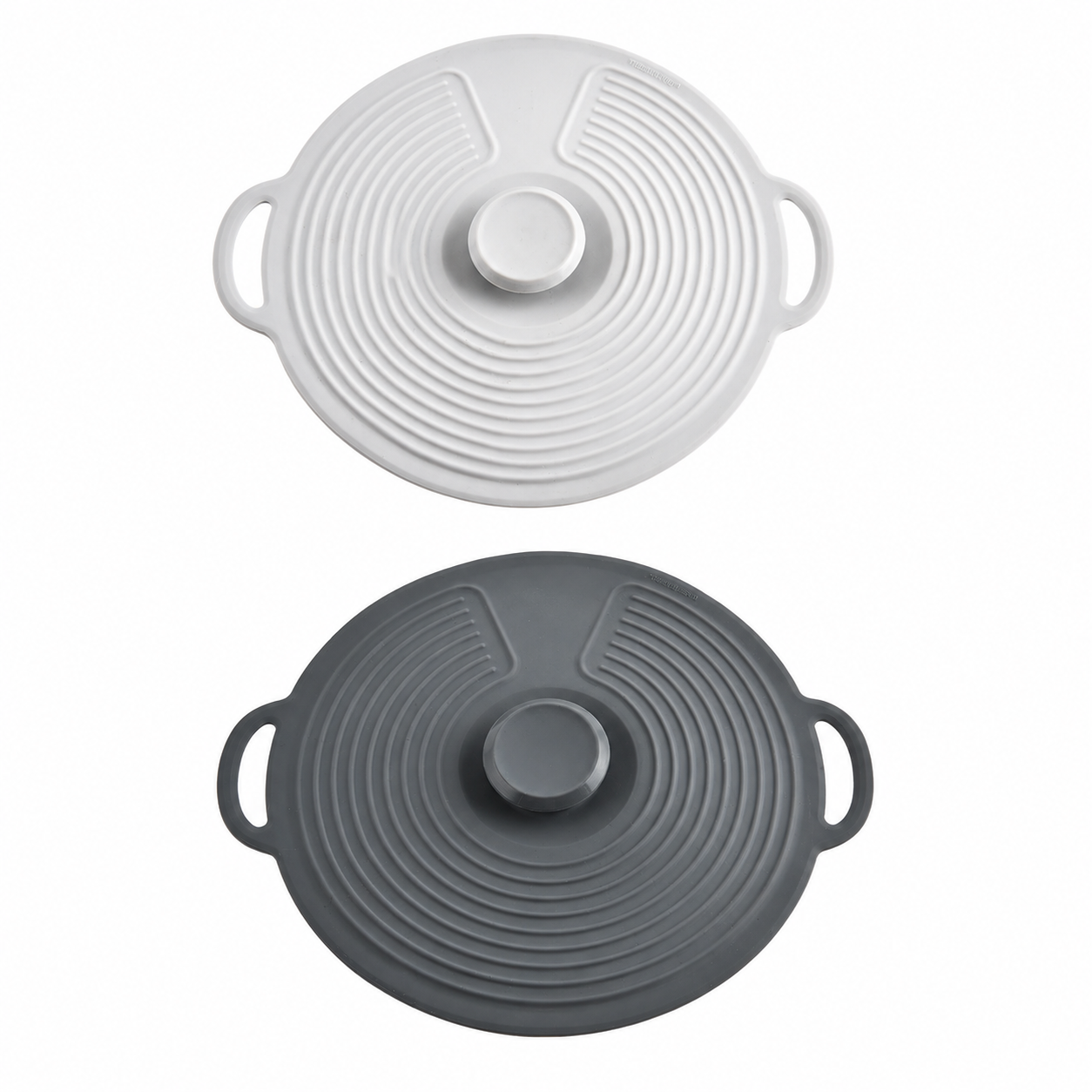 Heat-Resistant Silicone Suction Lids for Pots & Pans, Pack of 2