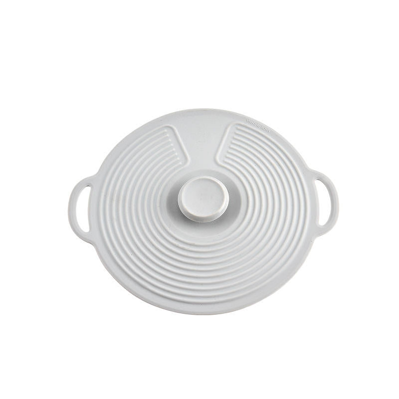 Heat-Resistant Silicone Suction Lids for Pots & Pans, Pack of 2