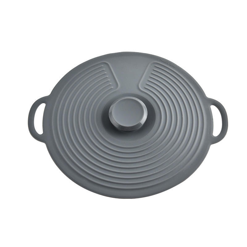 Heat-Resistant Silicone Suction Lids for Pots & Pans, Pack of 2