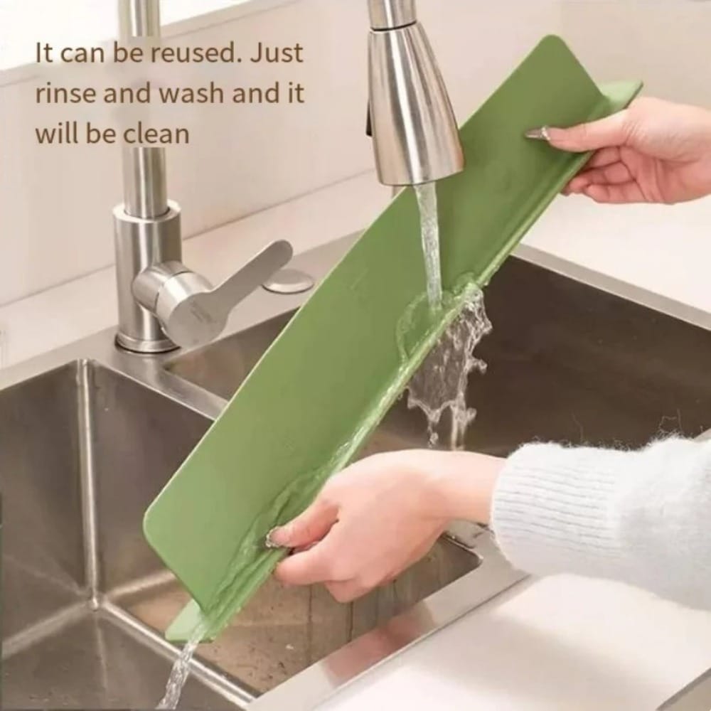 Silicone Sink Splash Guard - Water Splash Guard for Kitchen, Pack of Two