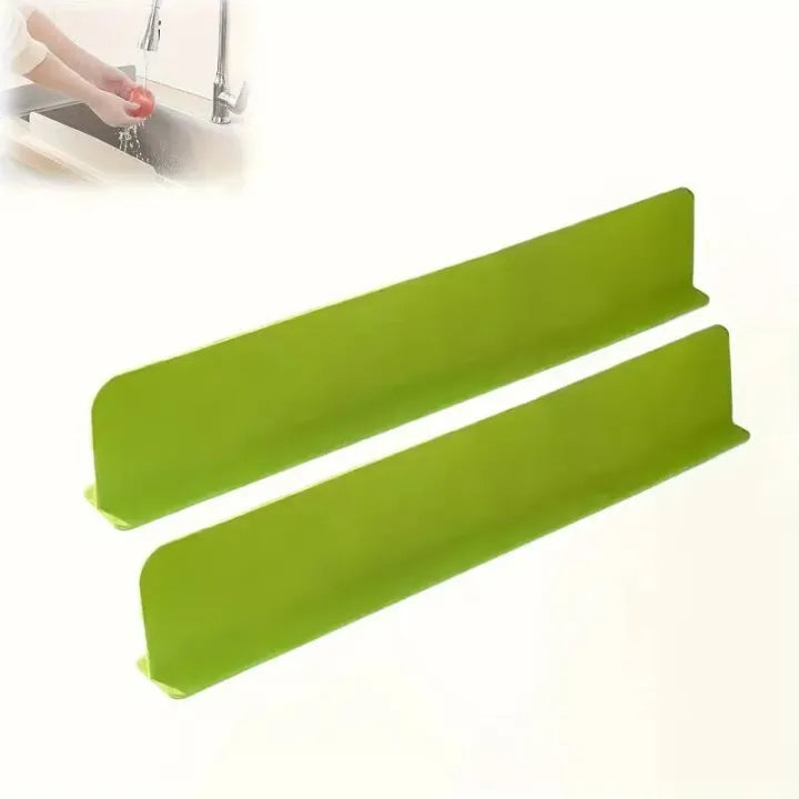 Silicone Sink Splash Guard - Water Splash Guard for Kitchen, Pack of Two