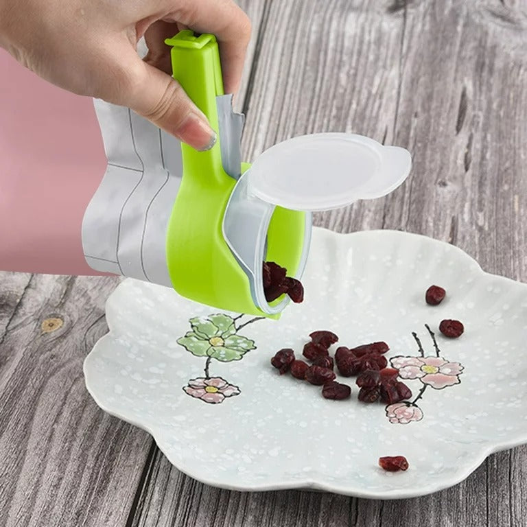 Seal Pour Food Storage Bag Clip, Pack of 2