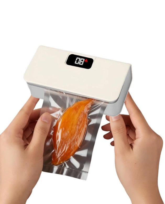 Mini Bag Sealer,Rechargeable Sealer Machine with LED Power Display