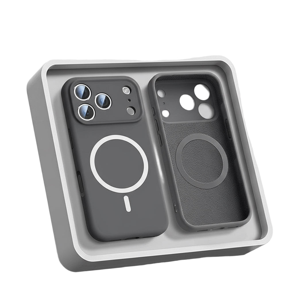 Liquid Silicon Magnetic Phone Case For Iphone 17