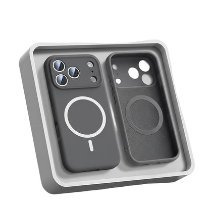Liquid Silicon Magnetic Phone Case For Iphone 17