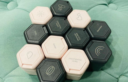 Cadence Travel Containers Haircare Capsule Set - Magnetic Containers with Lids