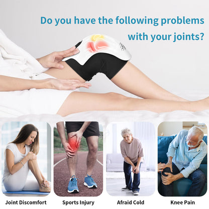 Electric Knee Massager-Heated Therapy for Pain Relief