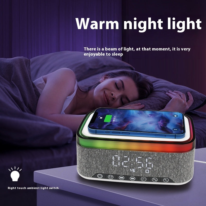 Phone Charger with Alarm & Bluetooth Speaker