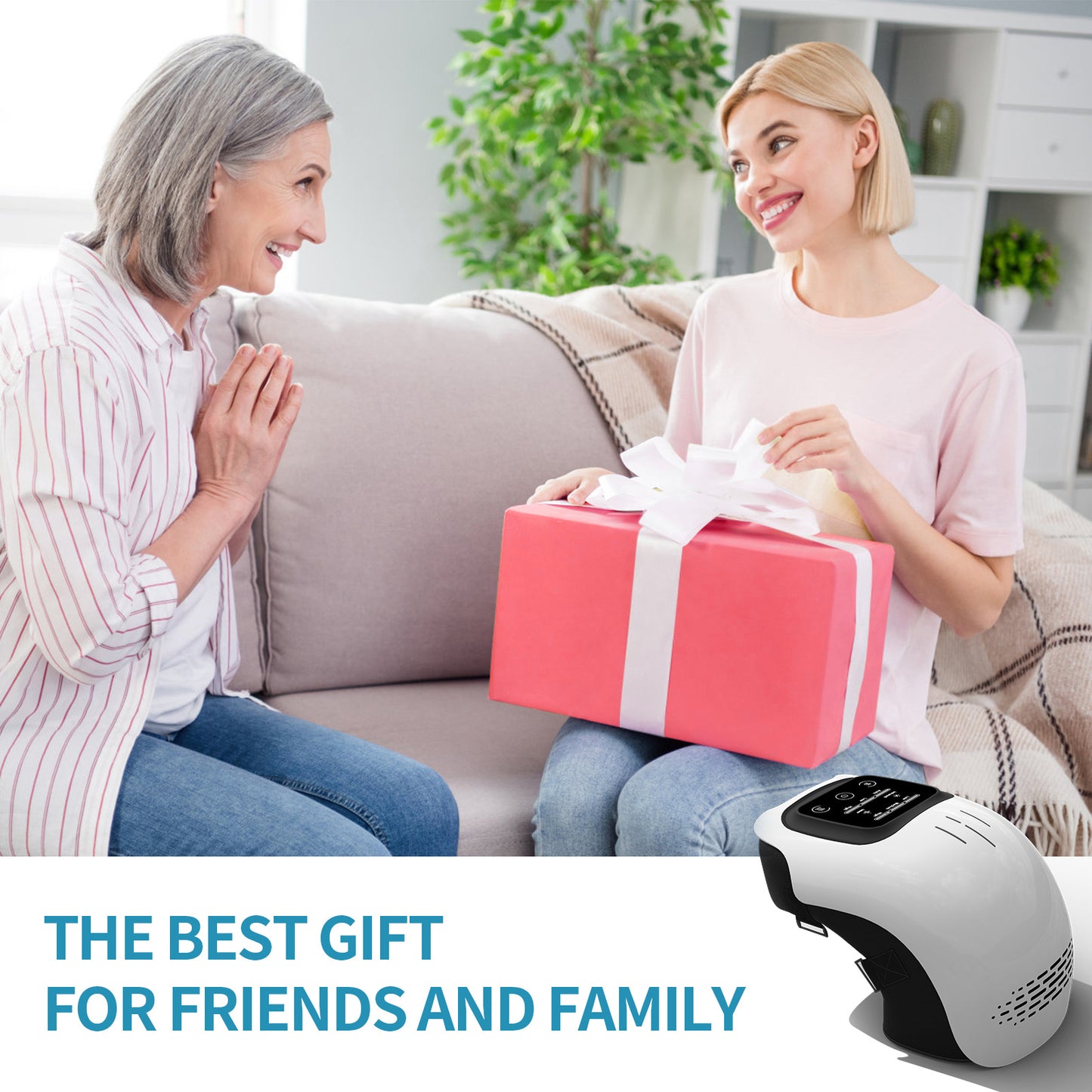 Electric Knee Massager-Heated Therapy for Pain Relief