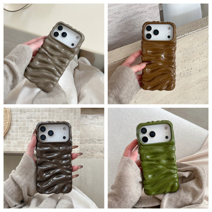 Three-dimensional Cream Pattern Phone Case