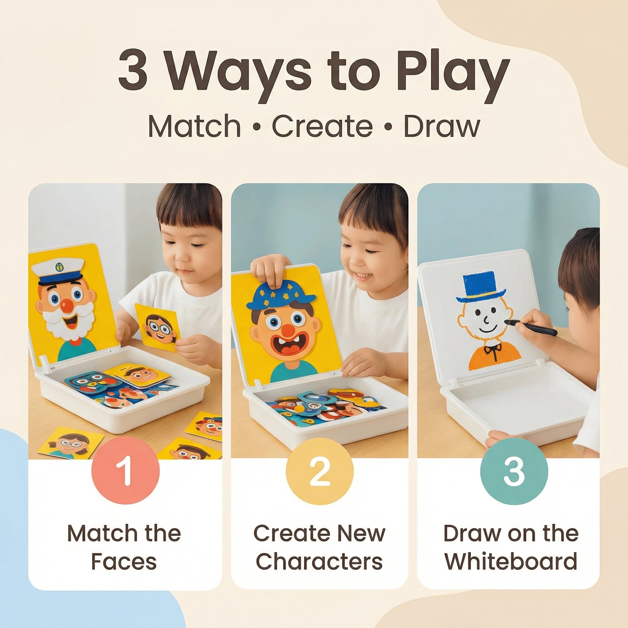 Magnetic Learning Puzzle Set for Kids