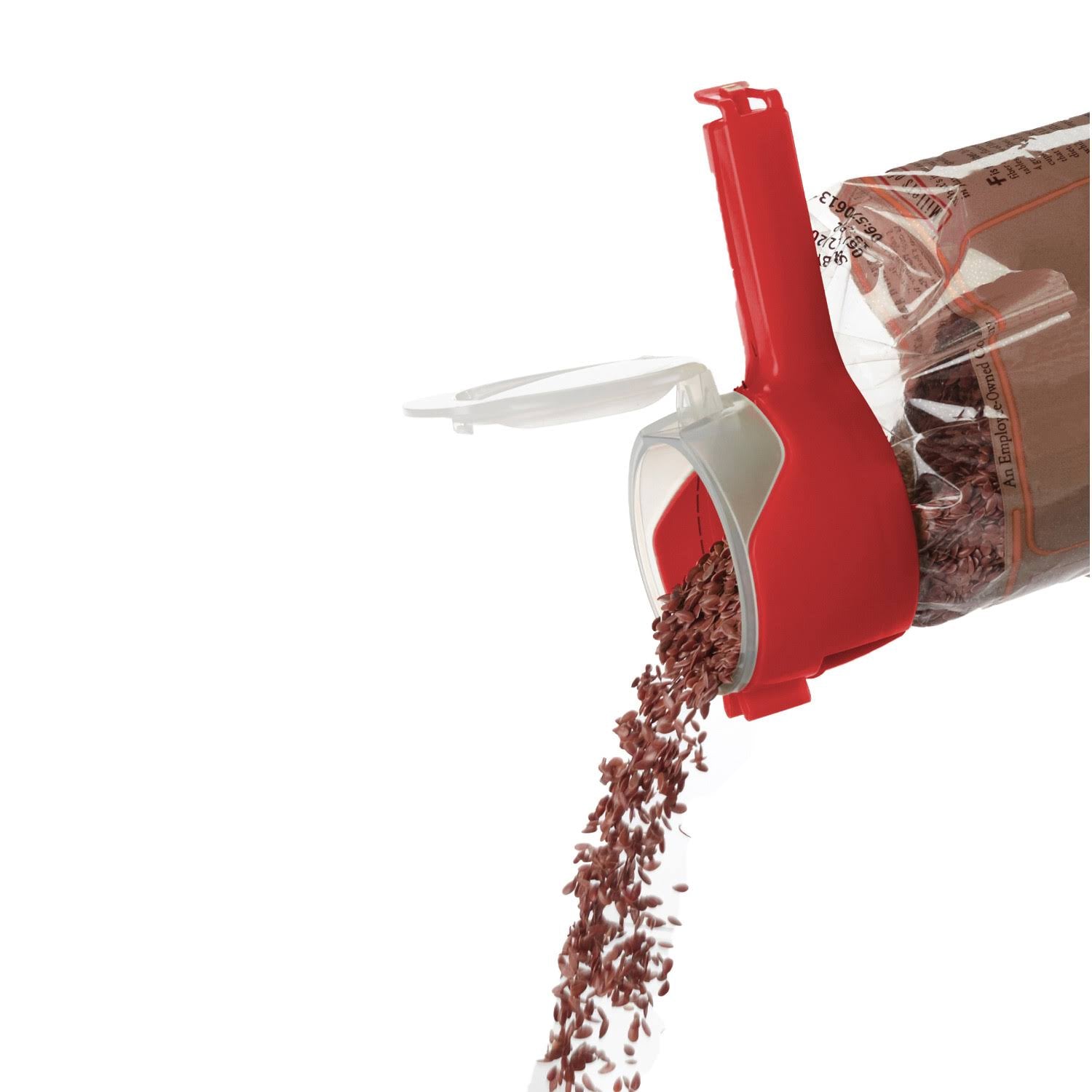 Seal Pour Food Storage Bag Clip, Pack of 2